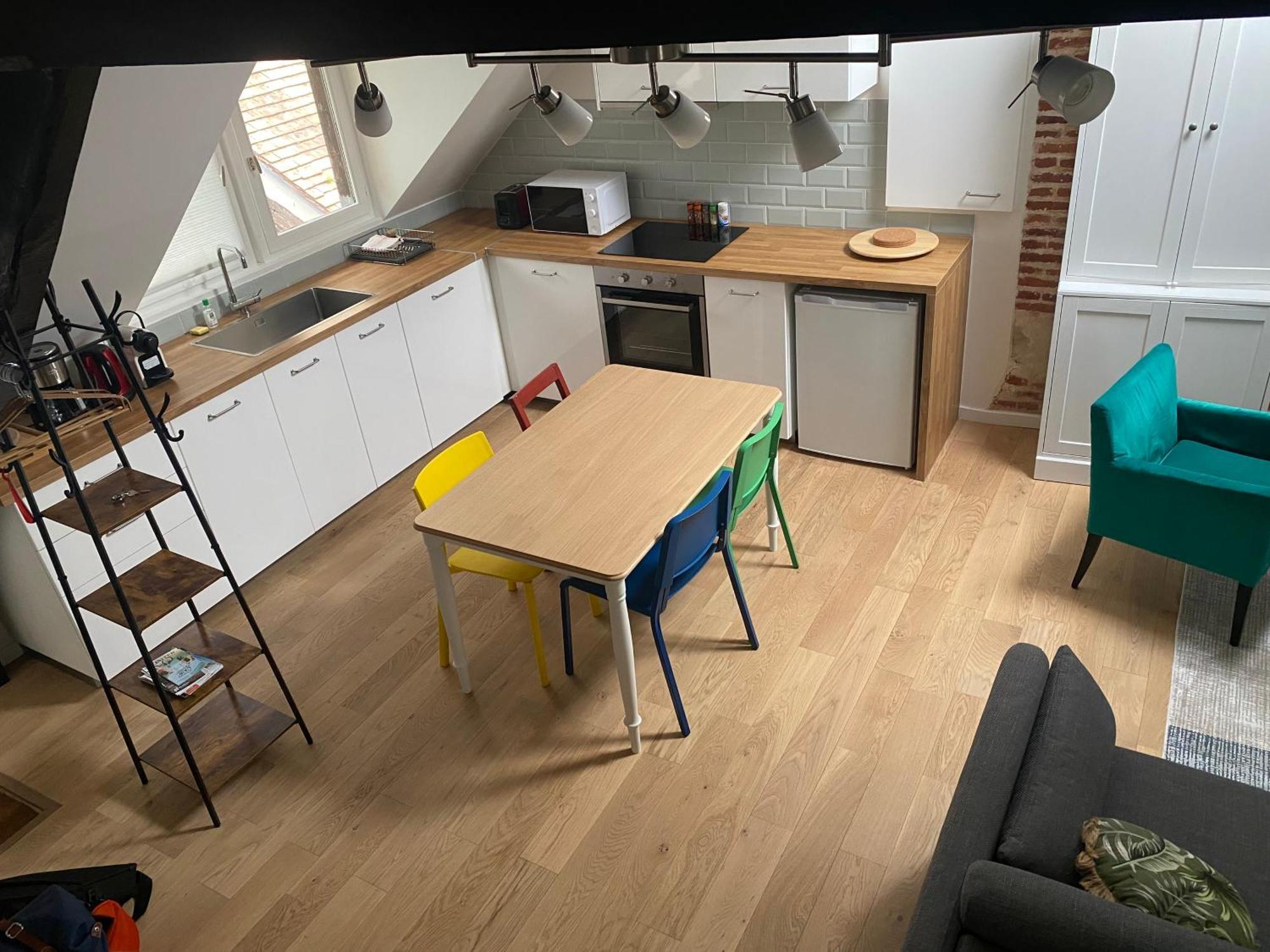 Appartement Le Papillon Bleu à Honfleur Extérieur photo